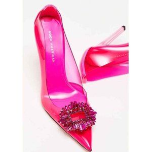 CINDER-F*CKING-RELLA PUMP HOT PINK - NWT